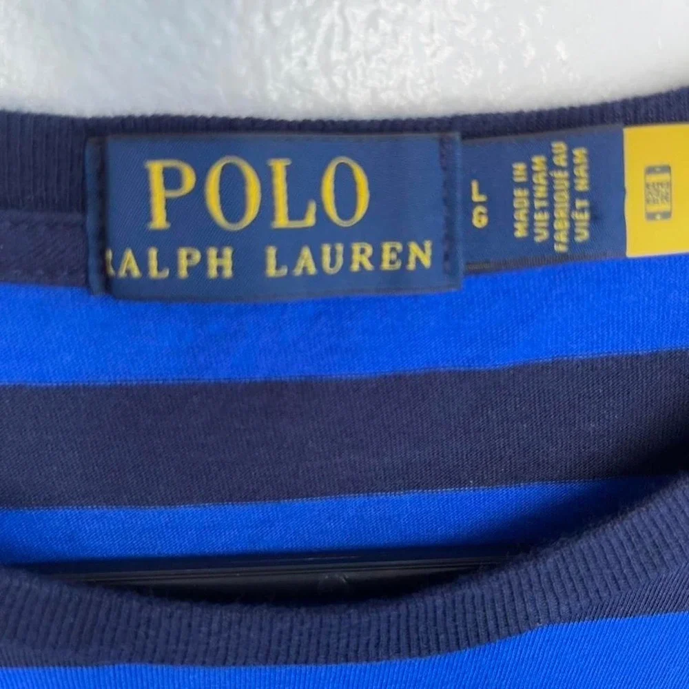 Polo Ralph Lauren Blue Stripe Tshirt